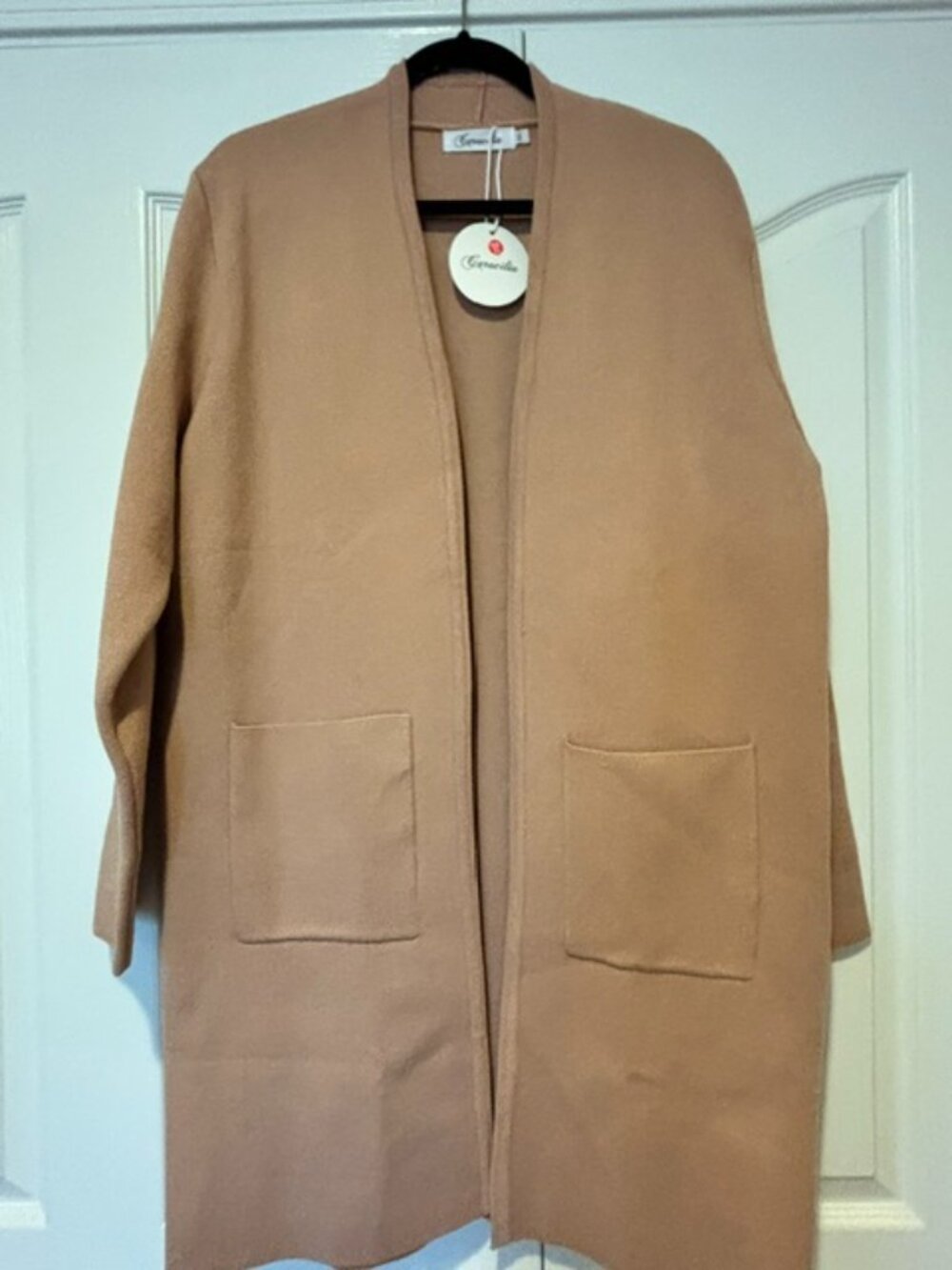 Womens Cardigan Sweater Open Front Knit Long Coatigan Dressy Casual Jacket Coat